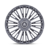 WHEEL AB049 22X9.5 BLANK ANTH-BRSH 20MM (108-150) ANTHRACITE BRUSHED