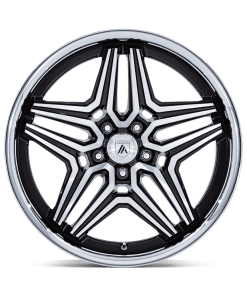 AB046 22X9 5X120 G-BLK-MCH 15MM